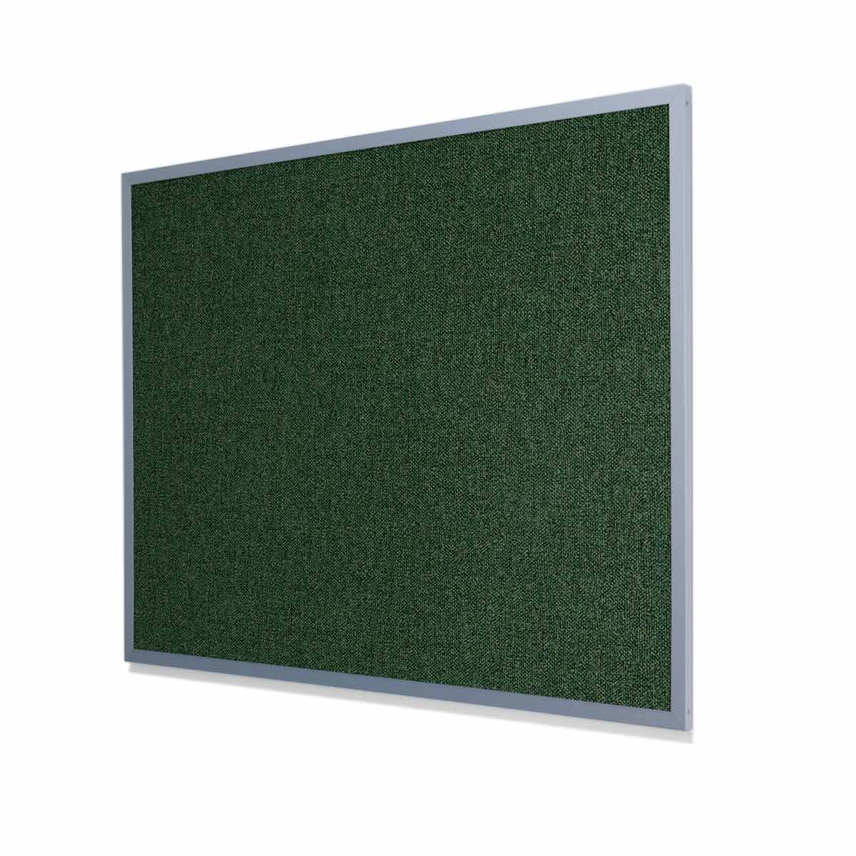 Type II Woven Vinyl Koroseal Linden II Meadow Cork Board with Heavy Aluminum Frame